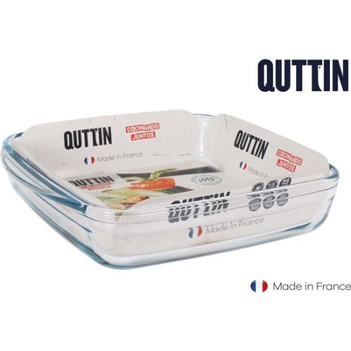 Square Glass Dish 25x22cm/1.6L for Baking and Serving