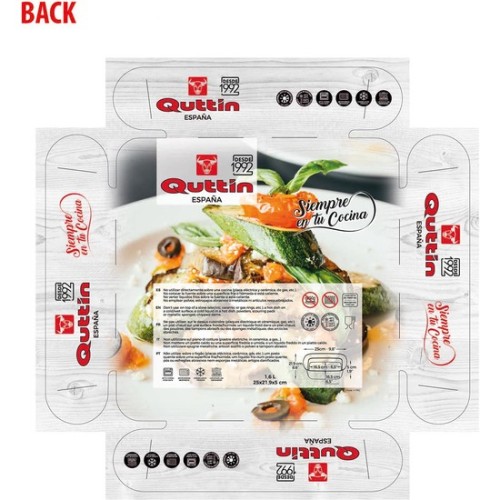 Square Glass Dish 25x22cm/1.6L for Baking and Serving
