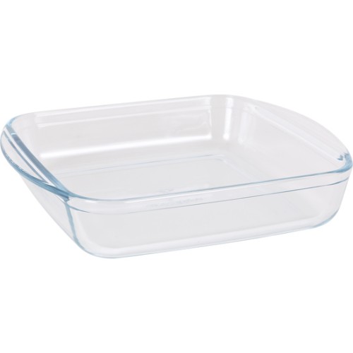 Square Glass Dish 25x22cm/1.6L for Baking and Serving