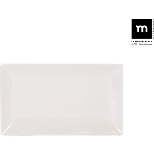 Elite Ivory Shine Rectangular Dish 25x15cm