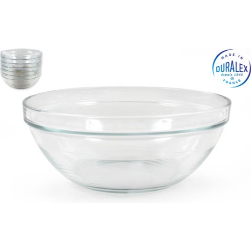 Stackable Clear Round Salad Bowl 3450cc Lys