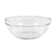 Stackable Clear Round Salad Bowl 3450cc Lys