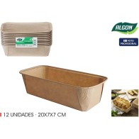 Set of 12 Paper Baking Molds - Ideal for Cupcakes and Muffins