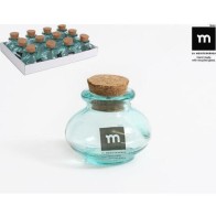 Miniature Glass Jar 6.5x6cm with Pumpkin Lid