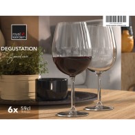 Ek Set 6 Copas Vino 59cl Degustation