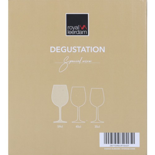 Ek Set 6 Copas Vino 59cl Degustation