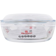 Cacerola de Vidrio Redonda con Tapa 2.2+0.8l