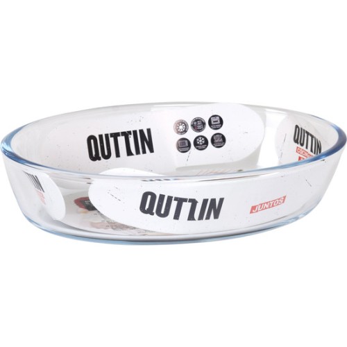 Quttin Oval Glass Bowl 20.6x13.6cm 700cc
