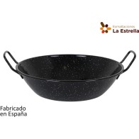 Paellera Honda Bordonada 36cm 7L