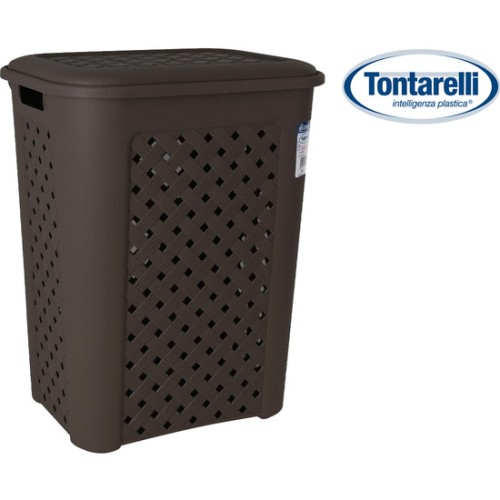 Arianna Wenge Storage Bin with Lid 43.5x33.5x55cm