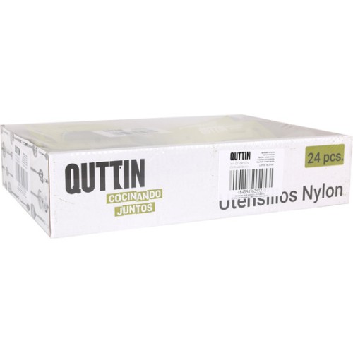 Quttin Nylon Slotted Spoon 30x9.5cm Assorted Colors
