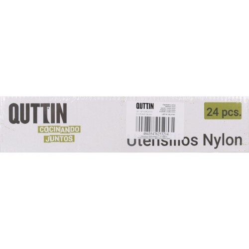 Quttin Nylon Slotted Spoon 30x9.5cm Assorted Colors