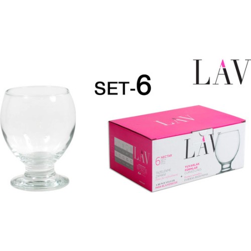 Set of 6 280cc Nectar Water Glasses