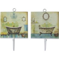 Percha Baño 2 Diseños Surtidos
