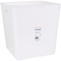 Medium High Storage Box Bella White 29x19x30 Cm