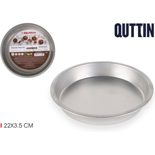 Red Tin Oven Tray 22x3.5 cm Quttin