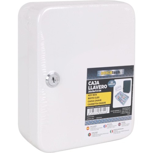 Caja Llavero 20 Ganchos Bricotech
