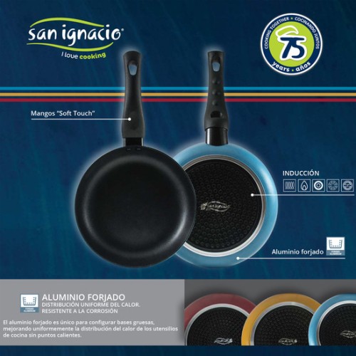 Set de 3 Sartenes de Aluminio Forjado Inducción Monza