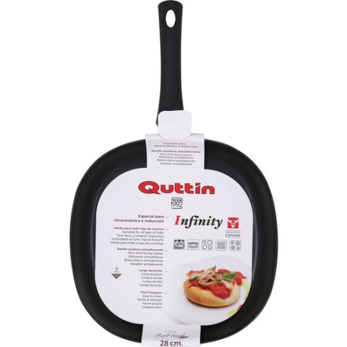 28x28cm Soft Touch Griddle Pan Quttin