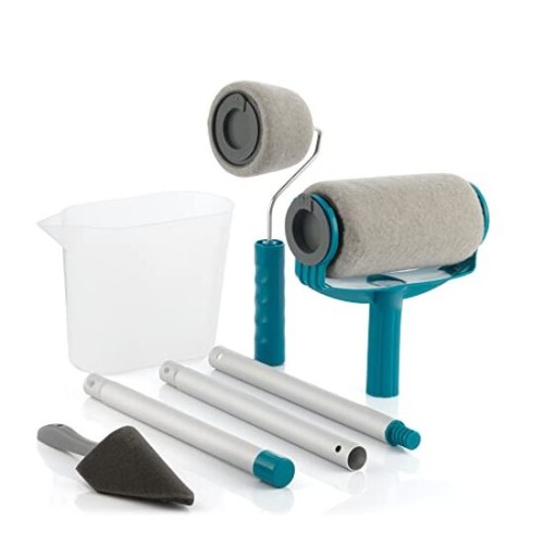 Set De Rodillos De Pintura Recargables Antigoteo Roll`n`paint Innovagoods para Pintura Sin Desorden