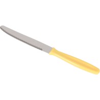 Set of 6 Basic 12.5cm Ivory Table Knives