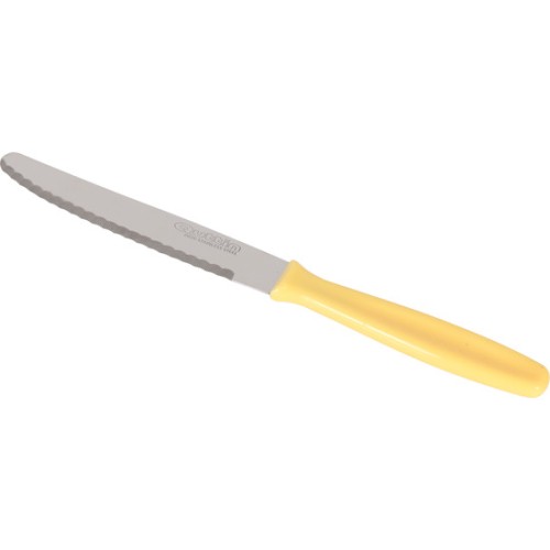 Set of 6 Basic 12.5cm Ivory Table Knives