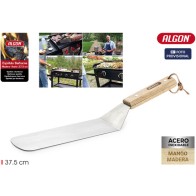 Espátula Barbacoa de Madera 37.5cm Algon - Perfecta para Asar