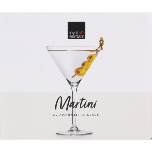 Set of 4 Martini Glasses for Cocktails