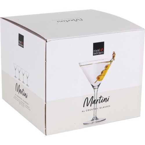 Set of 4 Martini Glasses for Cocktails