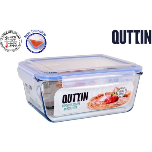 Rectangular Hermetic Food Container 26x22cm Quttin
