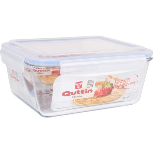 Rectangular Hermetic Food Container 26x22cm Quttin