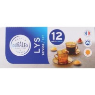 Set 6 Tazas Con Plato 18cl Ambar Lys