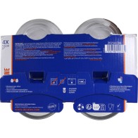 Set of 4 Stackable Transparent Round Bowls 70cc