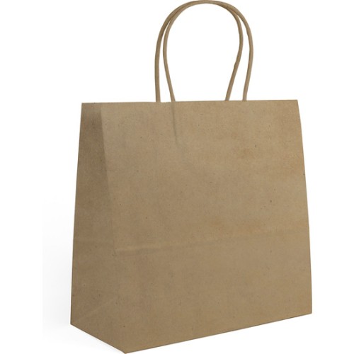 Set of 3 Kraft Paper Bags 26x17x26cm Algon
