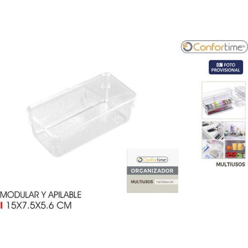 Organizer 15x7.5x5.6cm by Confortime for Tidy Spaces