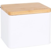 Salero Metal Tabla Bambu 14x11x11cm Privilege