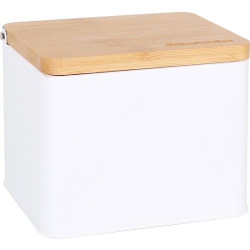 Salero Metal Tabla Bambu 14x11x11cm Privilege