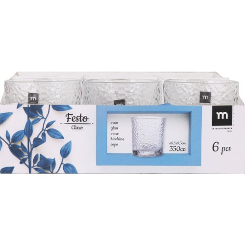 Clear Festo Glass 350cc