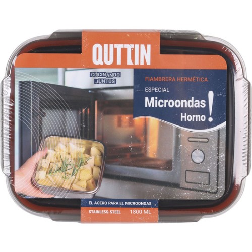 Steel Food Container 1.8l Microwave Oven Quttin