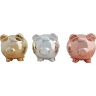 Decorative Pig Figurine in Assorted Colors
