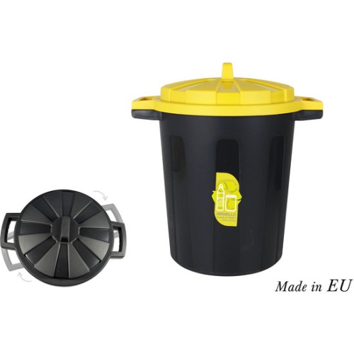 Cubo Basura Con Tapa 35L Negro