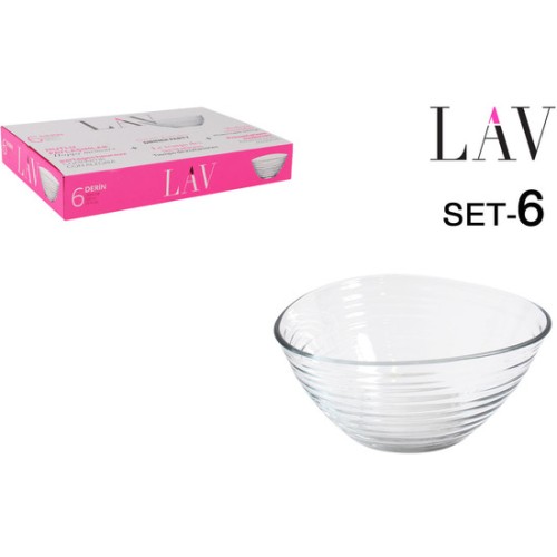 Set of 6 Bowls 12 cm 300cc Derin
