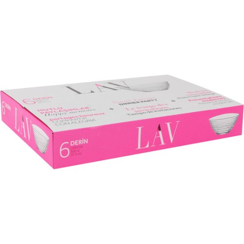 Set of 6 Bowls 12 cm 300cc Derin