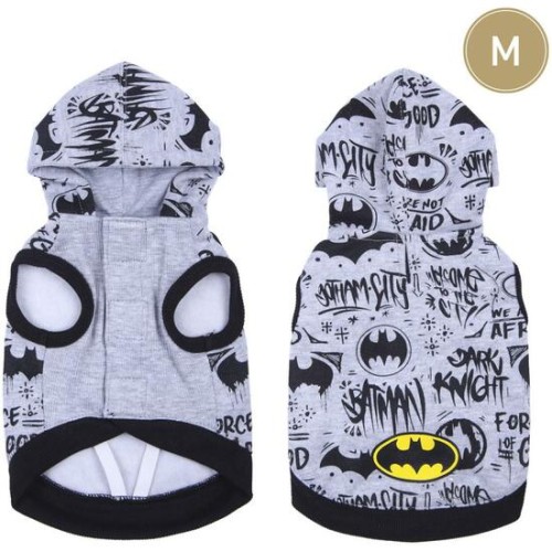 Sudadera Para Perro M Algodón Cepillado Batman Negro