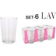 Set 6 Vasos Agua 205cc Lara