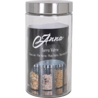 Tarro de Vidrio Tapa Acero 1.70lt Anna