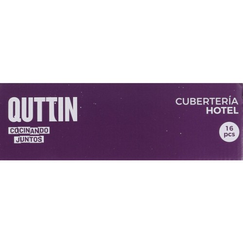 16-Piece Hotel Cutlery Set by Quttin