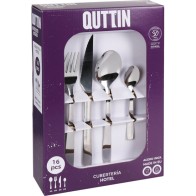 16-Piece Hotel Cutlery Set by Quttin