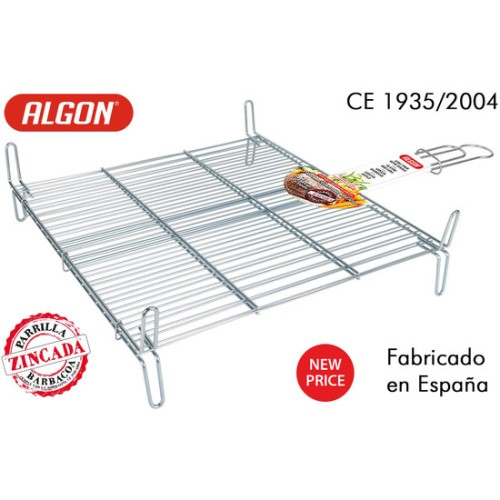 Parrilla Barbacoa 50x50cm Doble