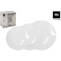 Dishes Set 12 pcs Red Opal Everett